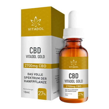 Vitadol Gold - Organiczny olej CBD 27% (2700mg) - 10ml