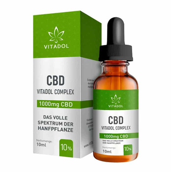 Vitadol Complex - Organiczny olej CBD 10% (1.000mg) - 10ml