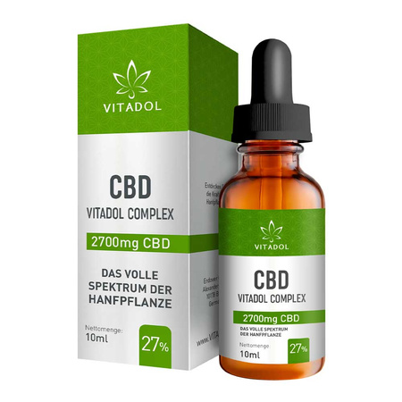 Vitadol Complex - Organiczny olej CBD 27% (2700mg) - 10ml