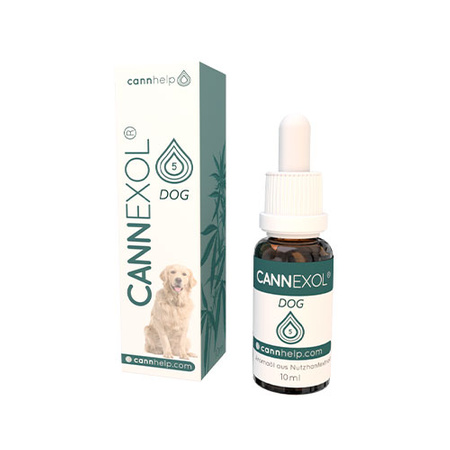Cannhelp - Cannexol Dog - Olej konopny dla psów 5% (500mg) - 10ml
