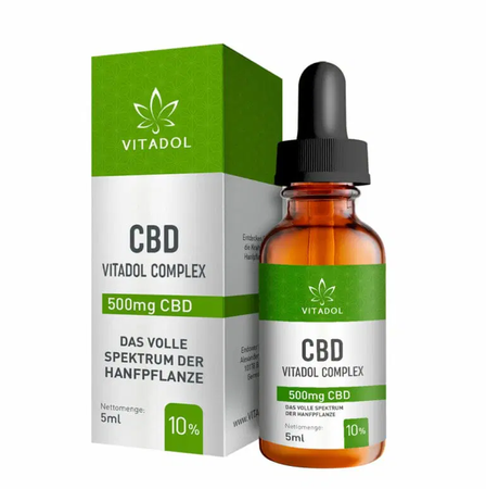 Vitadol Complex - Organiczny olej CBD 10% (500mg) - 5 ml