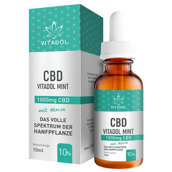 Vitadol Miętowy - Organiczny olej CBD 10% (1000mg) - 10ml