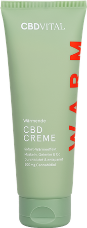 CBD Vital - Rozgrzewający krem CBD z 500mg CBD - 120ml