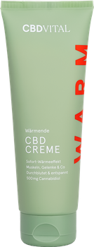 CBD Vital - Rozgrzewający krem CBD z 500mg CBD - 120ml