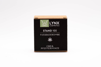 LYNX CBD Kula do kąpieli stóp - Kosmetyki CBD (100mg) CBD - 90g